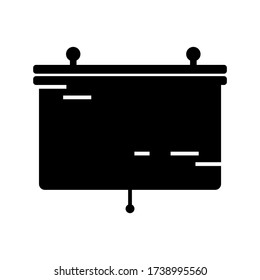tripod screen  icon or logo isolated sign symbol vector illustration - high quality black style vector icons
