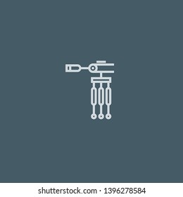 Tripod vector icon. Tripod concept stroke symbol design. Thin graphic elements vector illustration, outline pattern for your web site design, logo, UI. EPS 10.
