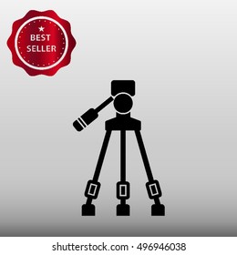 Tripod Vector Icon Illustration