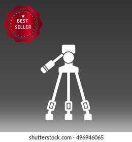 Tripod Vector Icon Illustration