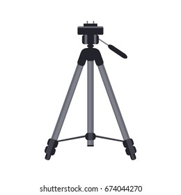 Tripod vector icon. Isolated illustration