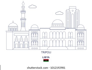 Tripoli Linear City Skyline, Libya