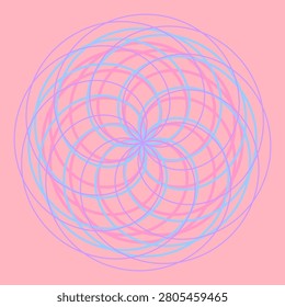 Trippy ball geometry, ideal for abstract art galley.