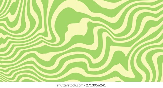 Trippy burst lines background. Psychedelic wavy stripes wallpaper. Linear sunburst swirl. Twisted and distorted curly texture. Vector