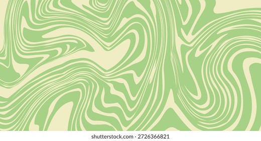 Fondo de líneas de ráfaga de Trippy. Fondo de pantalla de rayas onduladas psicodélicas. Remolino solar lineal. Textura rizada retorcida y distorsionada. Vector 

