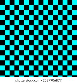 Trippy checkerboard background. Retro psychedelic checkered wallpaper. Wavy groovy chessboard surface. Op art pattern checkered textures. Retro chest pattern 70s 90s background texture.eps10