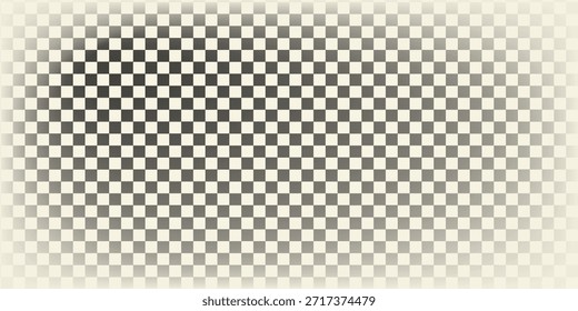 Trippy fondo de tablero de ajedrez. Fondo de pantalla de cuadros psicodélicos retro. Superficie de tablero de ajedrez ondulada. Patrón geométrico distorsionado.