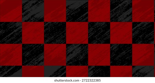 Fundo de tabuleiro de xadrez trippy. Papel de parede quadriculado psicodélico retrô. Superfície de xadrez ondulada groovy. Haftone Checkerboard moderno.	