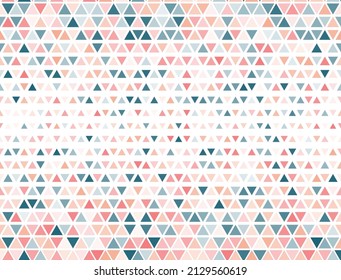 Trippy triangles halftone texture. Triangular fade elements banner background. Random triangles halftone grid.