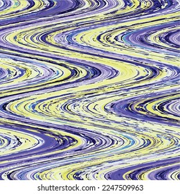 Trippy and wavy swirling vector square background template