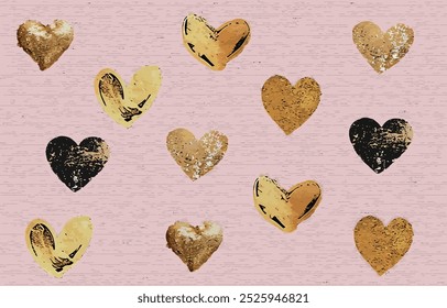 Triptych, abstract art background. Composition of geometric shapes, color blocks, minimalist artwork. Paint spots, modern art, vector illustration