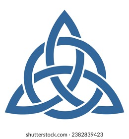 The triquetra Celtic knot symbol