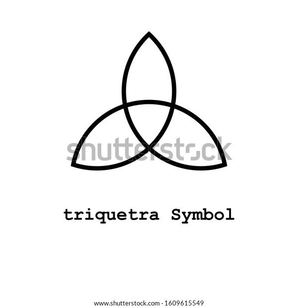 Triquetra Symbol Illustrator Vector Icon Stock Vector (Royalty Free ...