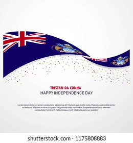 Tristan da Cunha Happy independence day Background