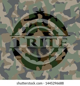 Trite On Camouflaged Texture Vector Illustration Stock Vector (Royalty ...