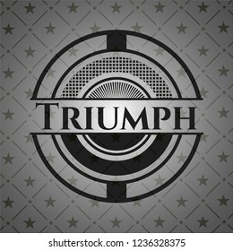Triumph black emblem