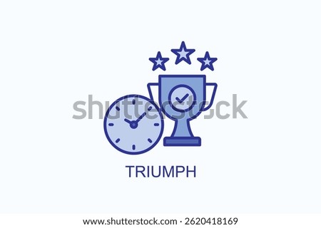 Triumph Icon Or Logo Isolated Illustration