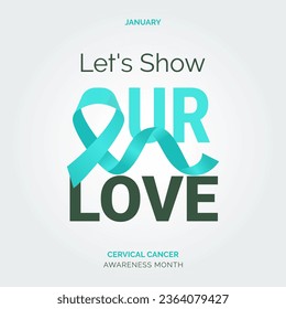 Triumph Together in Artistic Vector Background Cervical Health