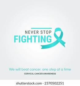 Triumph Together Cervical Health Awareness with Vector Background Posters