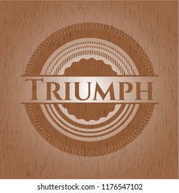 Triumph wood emblem