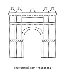 triumphal arch of barcelona spain site history