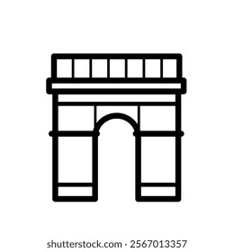  triumphal arch - vector icon