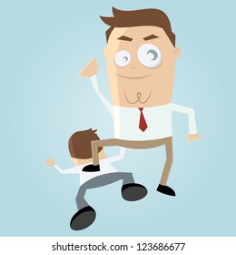 caricatura triunfante