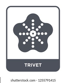 trivet icon vector on white background, trivet trendy filled icons from Kitchen collection, trivet simple element illustration