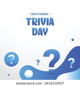 Trivia Day Design Template Vector
