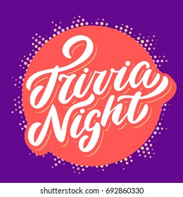 Trivia Night Banner. 