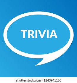 Trivia sign,label. Trivia speech bubble. Trivia tag sign,banner
