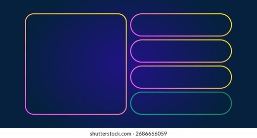 Modelo trivia questionário questão interface jogo mostrar concurso de fundo design com retro múltipla escolha menu quadro barra desafio desafio competição estilo de teste