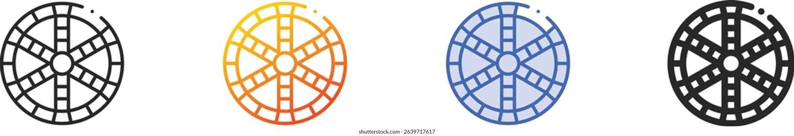trivial icon.Thin Linear, Gradient, Blue Stroke and bold Style Design Isolated On White Background
