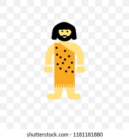 Troglodyte vector icon isolated on transparent background, Troglodyte logo concept