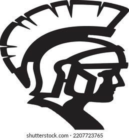 Trojan Head Clipart - Vector Illustration