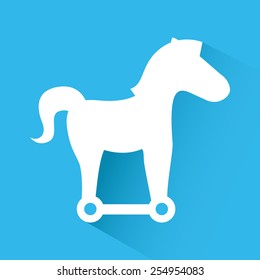 trojan horse design, vector illustration eps10 graphic 