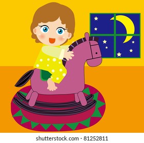Trojan horse and girl