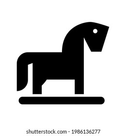 trojan horse icon or logo isolated sign symbol vector illustration - high quality black style vector icons
