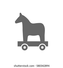 Trojan horse vector ,  wood horse