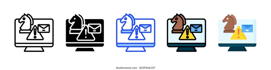 Trojan Icon Collection With Multiple Styles