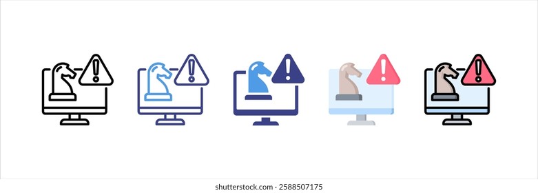 Trojan Multi Style Icon Set