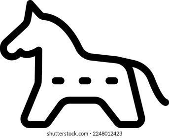 trojan Vector illustration on a transparent background. Premium quality symbols. Thin icons for concept and graphic design.