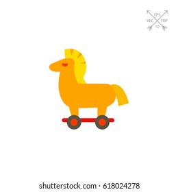 Trojan as virus program icon