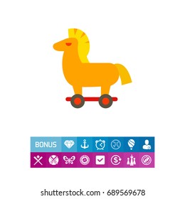 Trojan as virus program icon