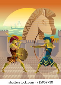 trojan war and troy horse