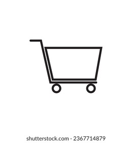 Symbol für Trolleyzeichen, Vektorgrafik eps10