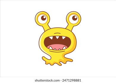 Troll Faces Flat Sticker Design