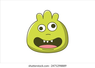 Troll Faces Flat Sticker Design