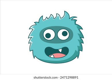 Troll Faces Flat Sticker Design