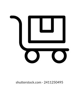 Design-Illustration des Rollensymbols mit Vektorsymbol